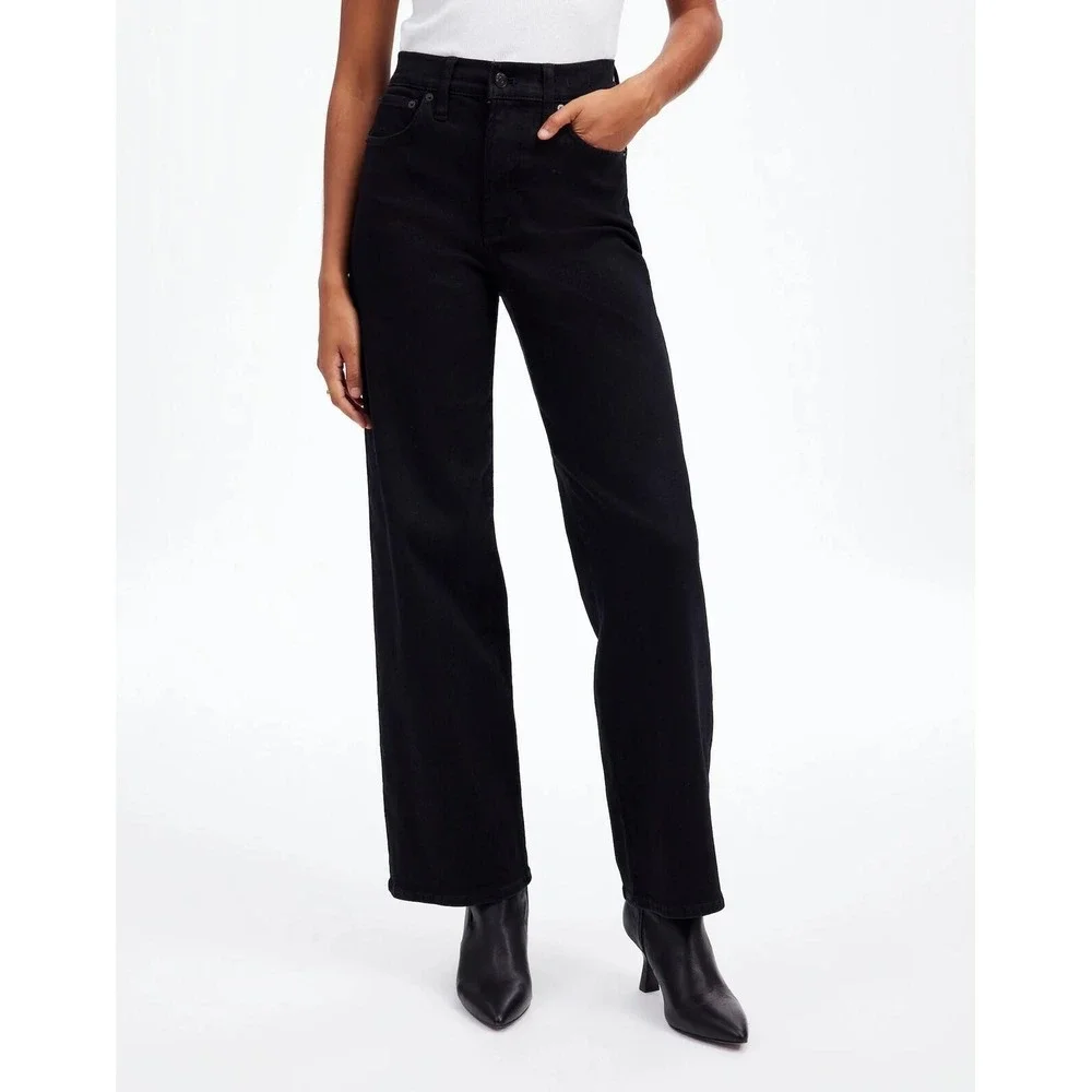 NWT Madewell The Petite Perfect Vintage Wide-Leg Jean - Size 26P - MSRP $148